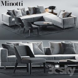 Sofa - Minotti Set 5 