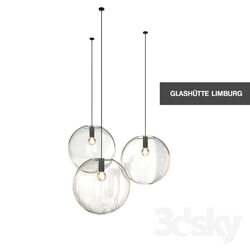 Ceiling light - Glaskugel Glashuette Limburg 