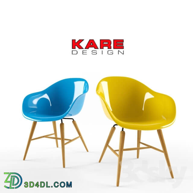 Chair - kare chair with armrest