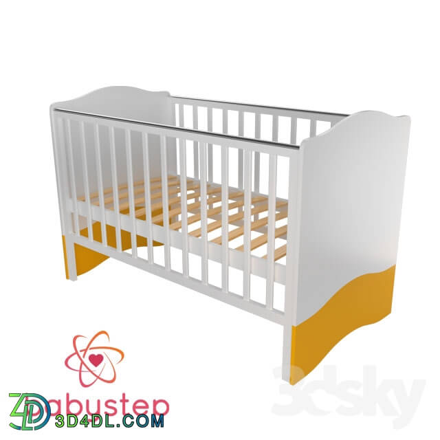 Bed - OM Cot-transformer baby babystep Classic_ growing
