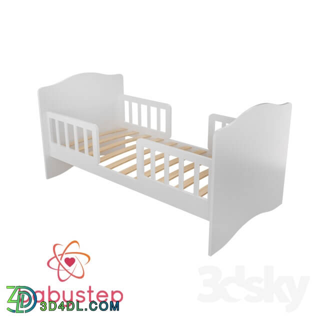 Bed - OM Cot-transformer baby babystep Classic_ growing