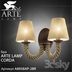 Wall light - Sconce Arte Lamp Corda A8958AP-2BR 