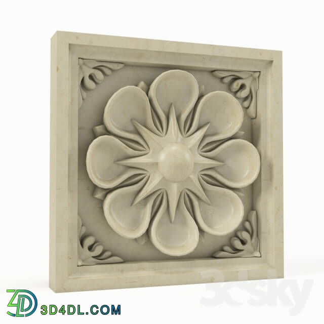 Decorative plaster - decor pattern