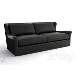 Sofa - Winslow leather _ wool sofa 7842-3106 