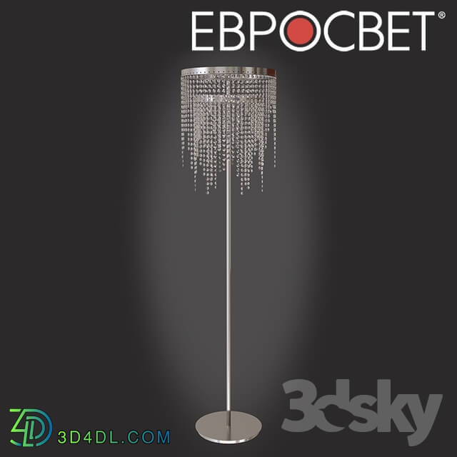 Floor lamp - OM Floor Lamp LED with Eurosvet 80412_2 Royal crystal