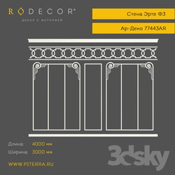 Decorative plaster - Wall RODECOR Erte F3 77443AR 