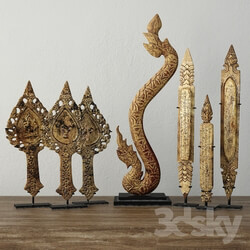 Other decorative objects - 19th-C. Thai Decoration 