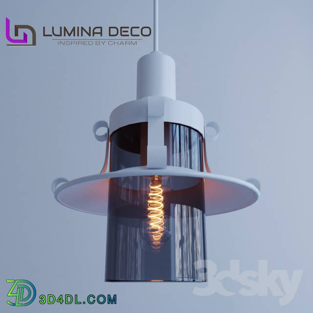 Ceiling light - _OM_ Pendant lamp Lumina Deco Capri white