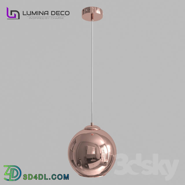 Ceiling light - _OM_ Suspended modern lamp Lumina Deco Lobos pink LDP 107-300 _RGD_