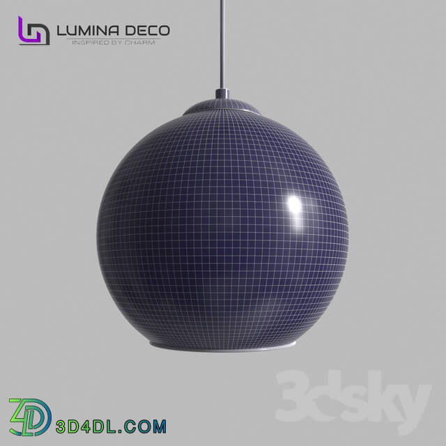 Ceiling light - _OM_ Suspended modern lamp Lumina Deco Lobos pink LDP 107-300 _RGD_