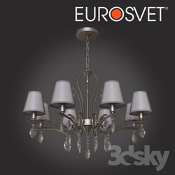Ceiling light - OM Suspended chandelier with crystal Eurosvet 10089_8 Aurelia 
