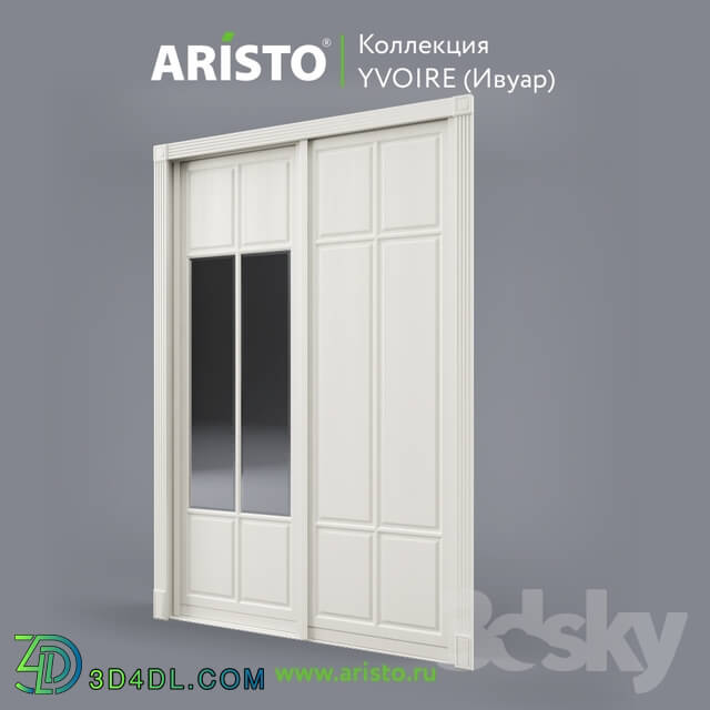 Doors - OM Sliding doors ARISTO_ Ivoire_ Yv.90.4_ Yv.90.5
