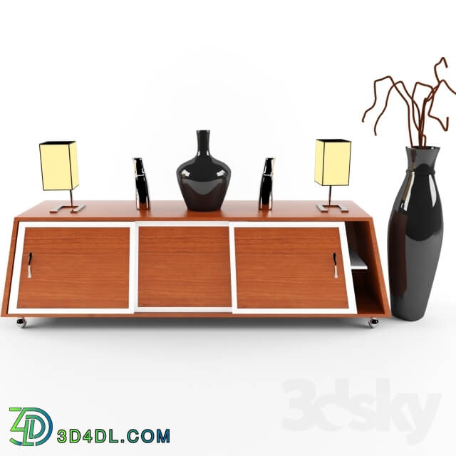 Sideboard _ Chest of drawer - table vase