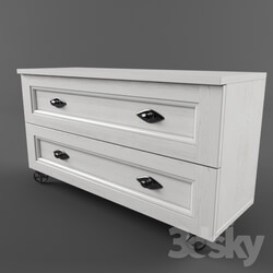 Sideboard _ Chest of drawer - Chest of drawers on castors 