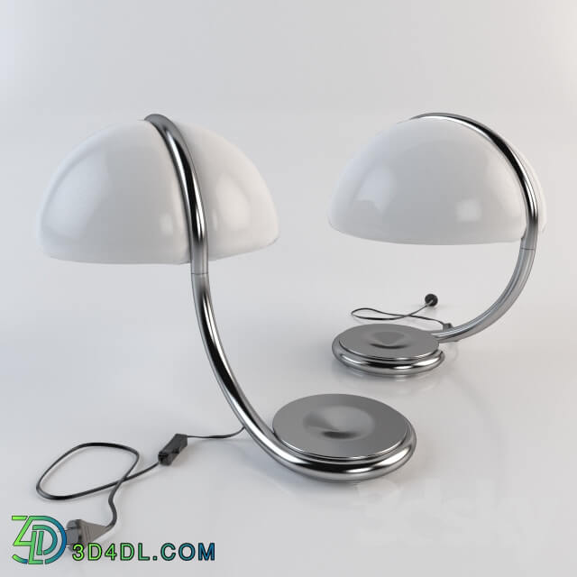 Table lamp - SERPENTE Swivel table lamp_ design by Elio Martinelli