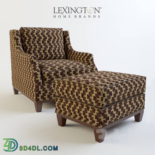 Arm chair - Lexington_Conrad Chair _amp_ Conrad Ottoman