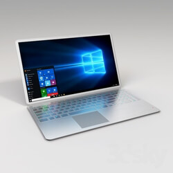 PCs _ Other electrics - Metalic laptop 