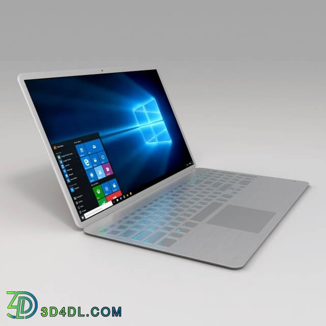 PCs _ Other electrics - Metalic laptop