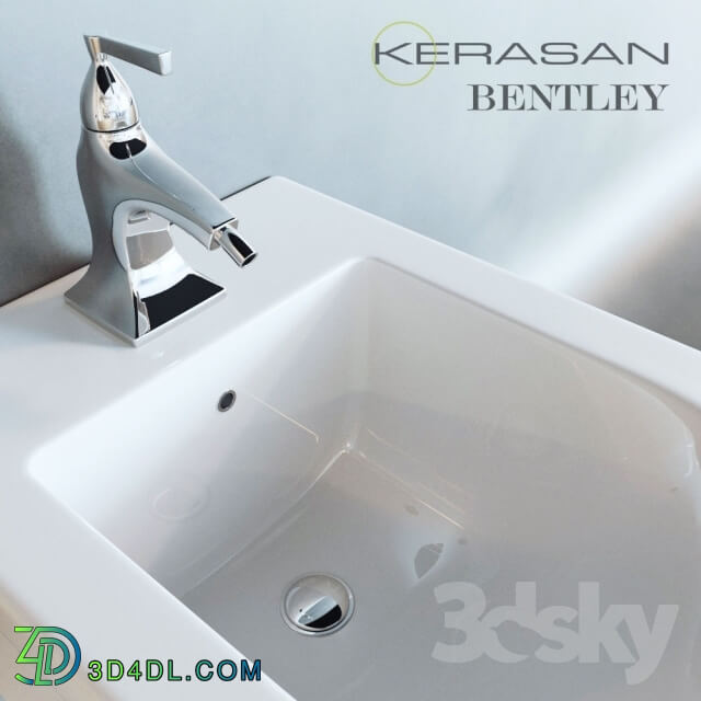 Toilet and Bidet - Suspended bidet Kerasan Bentley