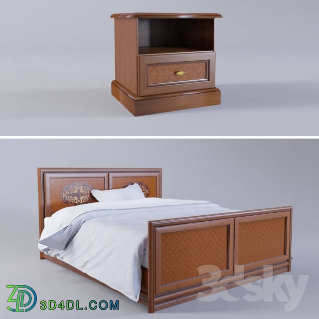 Other - Set of bedroom furniture C-3 _walnut_