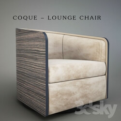 Arm chair - COQUE - LOUNGE CHAIR 