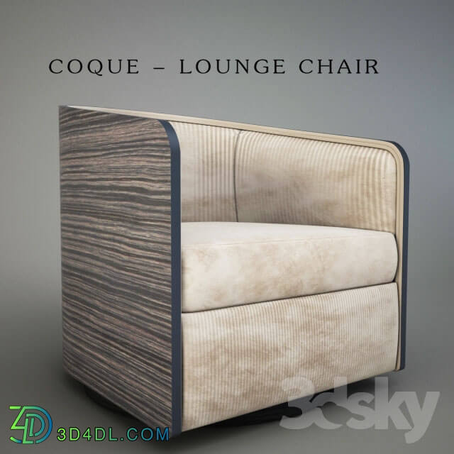 Arm chair - COQUE - LOUNGE CHAIR