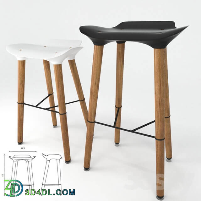 Chair - Pilot Stool Quinze _ Milan