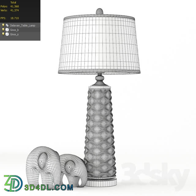 Table lamp - Uttermost_Delavan Table Lamp