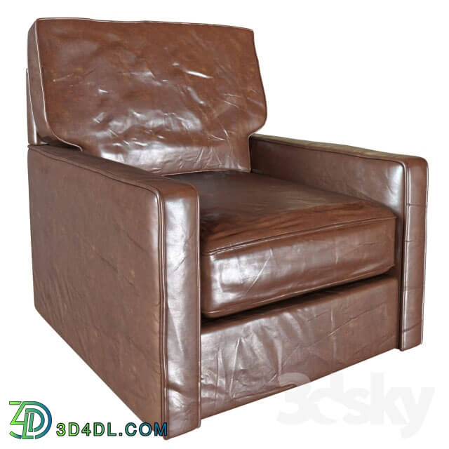 Arm chair - Leather Swivel Glider