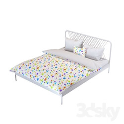 Bed - Double Bed Nesttun_ IKEA 