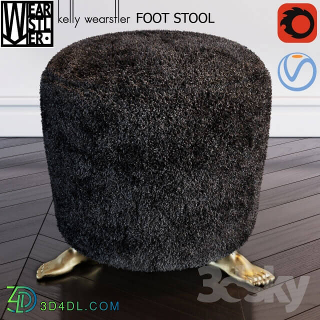 Other soft seating - Kelly Wearstler Foot Stool