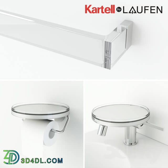 Toilet and Bidet - KARTELL-LAUFEN_BATHROOM SANITARY SET _amp_ ACCESSORIES