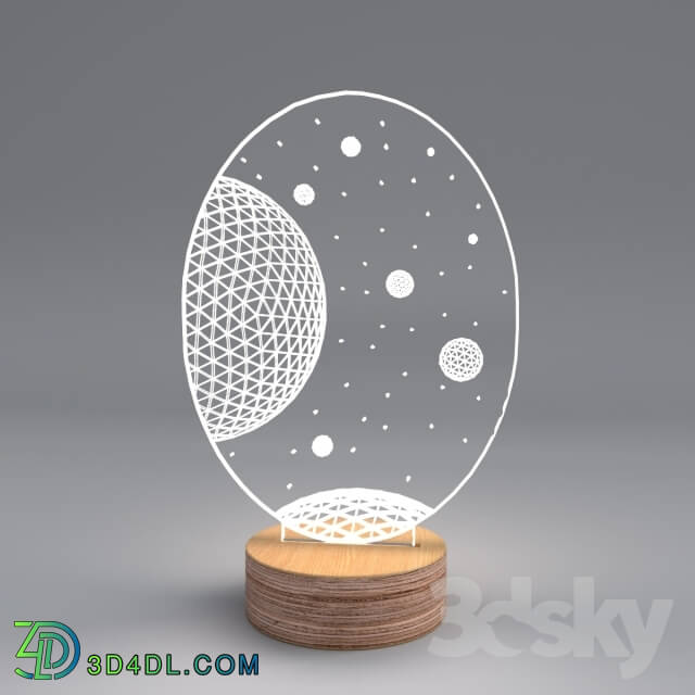 Table lamp - Galaxy lamp by Cheha