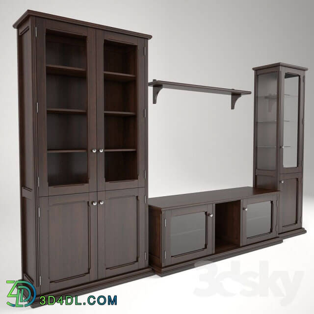 Wardrobe _ Display cabinets - Set for home theater