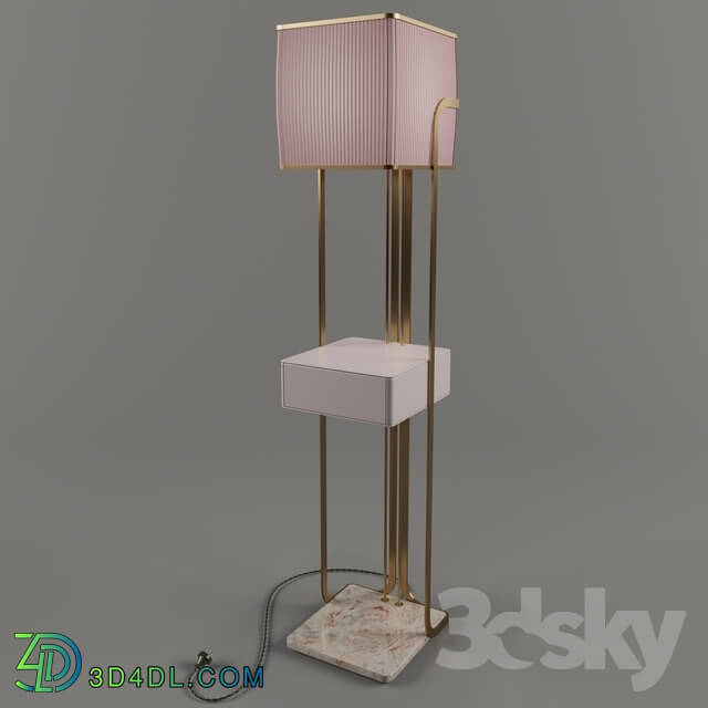 Floor lamp - Torchere by Lazzarini Pickering