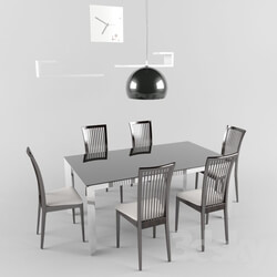 Table _ Chair - composition Calligaris 
