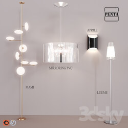 Floor lamp - Pentalight lighting set 