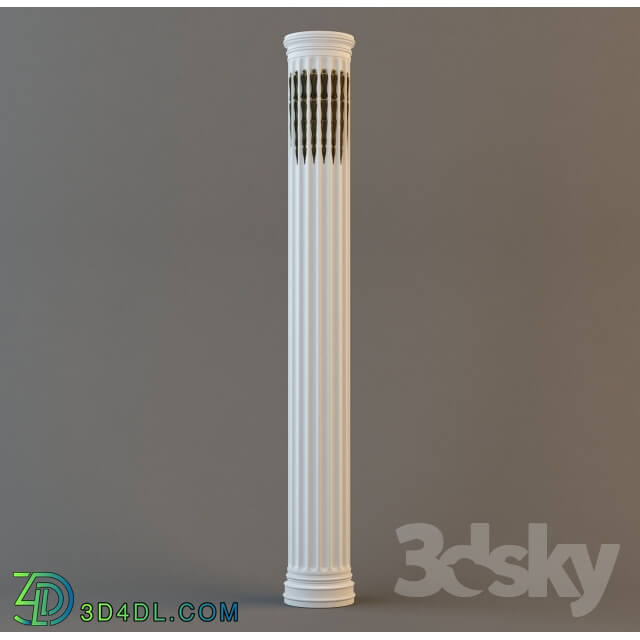 Decorative plaster - Columns with decor