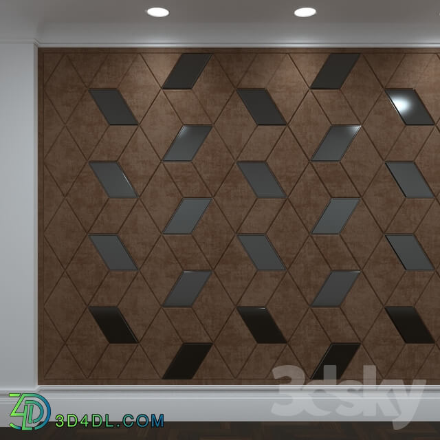 3D panel - Decor Panel _Chocolate_