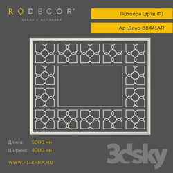 Decorative plaster - Ceiling RODECOR Erte F1 88441AR 