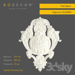 Decorative plaster - Pad RODECOR Baroque 01108BR 