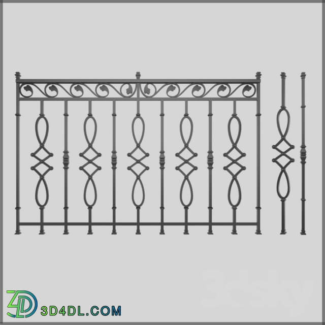 Other architectural elements - Forged fence 4