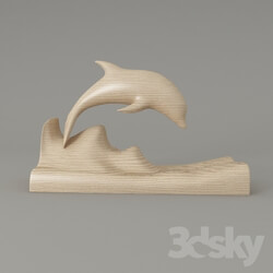Sculpture - dolphin_decore 