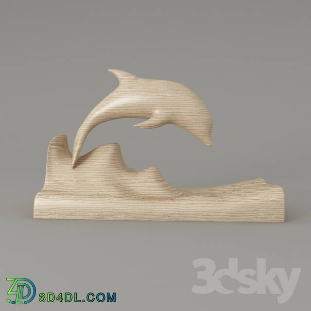 Sculpture - dolphin_decore