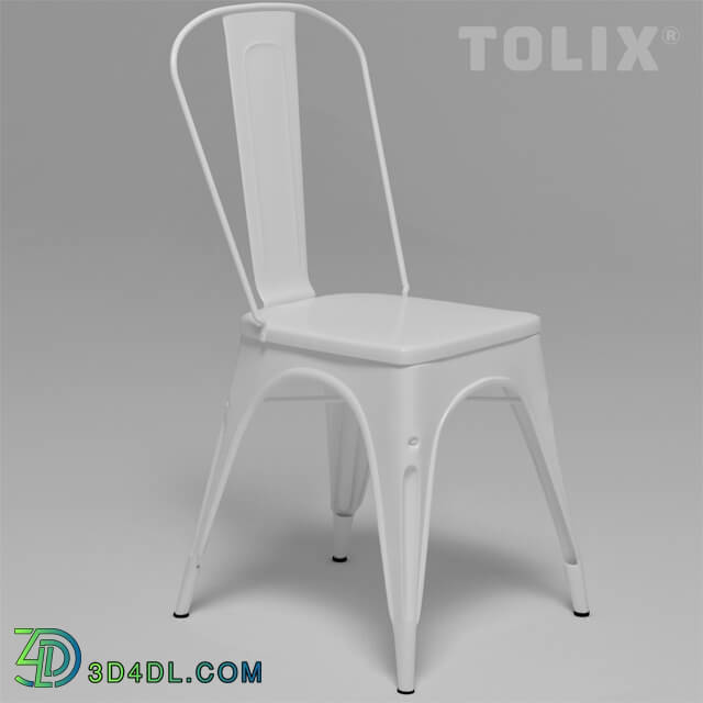 Chair - Tolix A chair _vray _ corona_