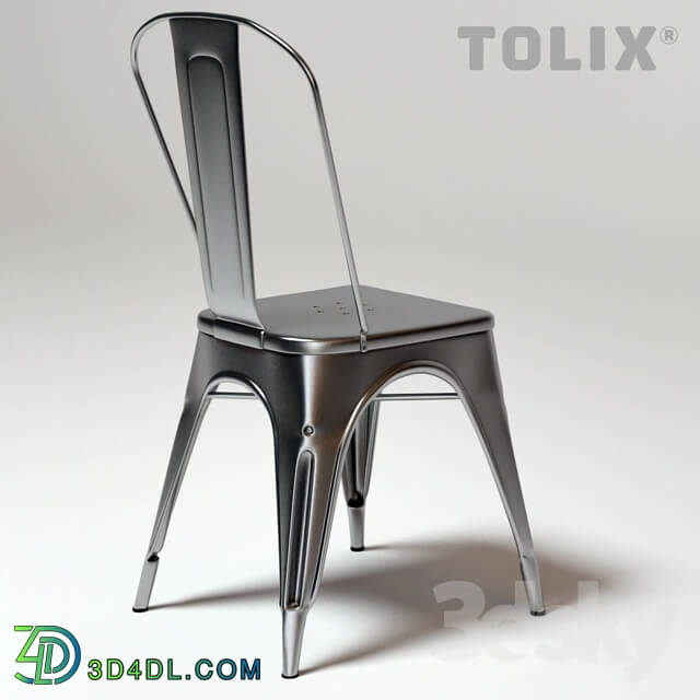 Chair - Tolix A chair _vray _ corona_