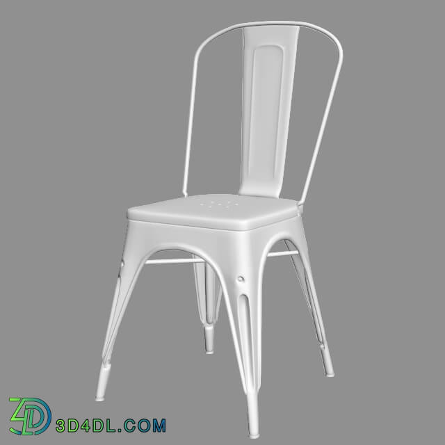 Chair - Tolix A chair _vray _ corona_