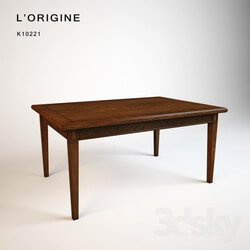 Table - l_origine 
