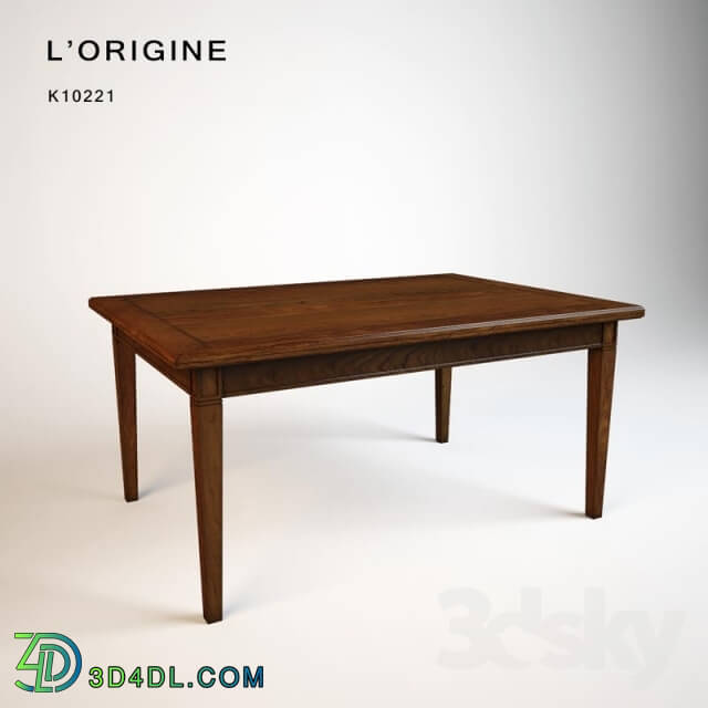 Table - l_origine
