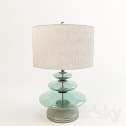 Table lamp - Glass Disc Lamp_ Palecek 